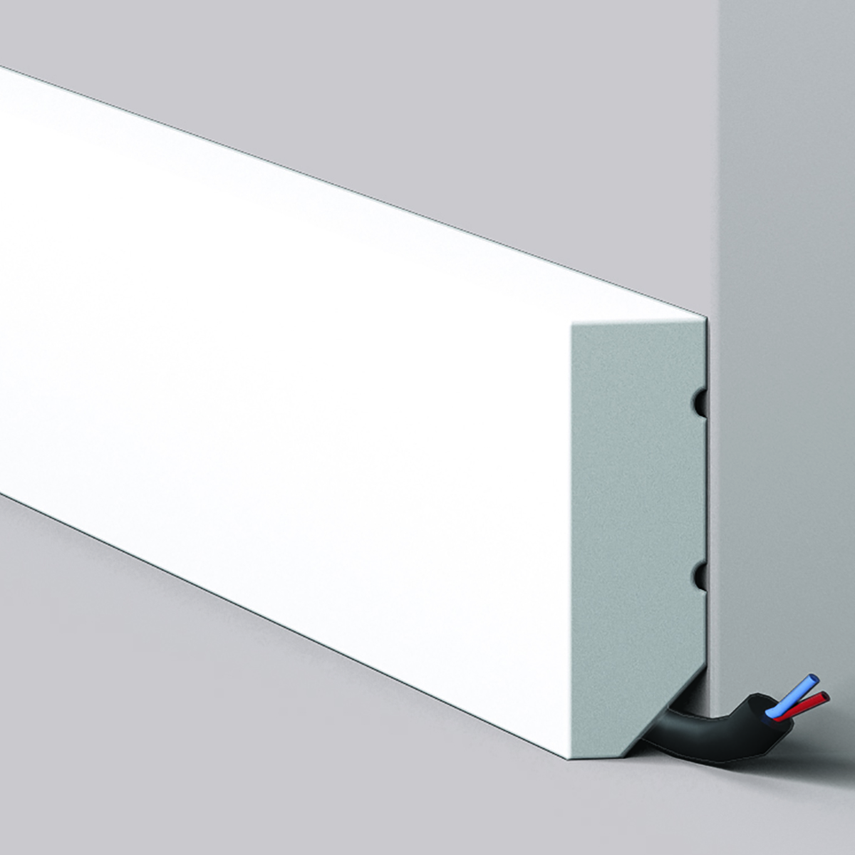 FT1F lijst 3,8 x 1,3 cm gelakt RAL9016