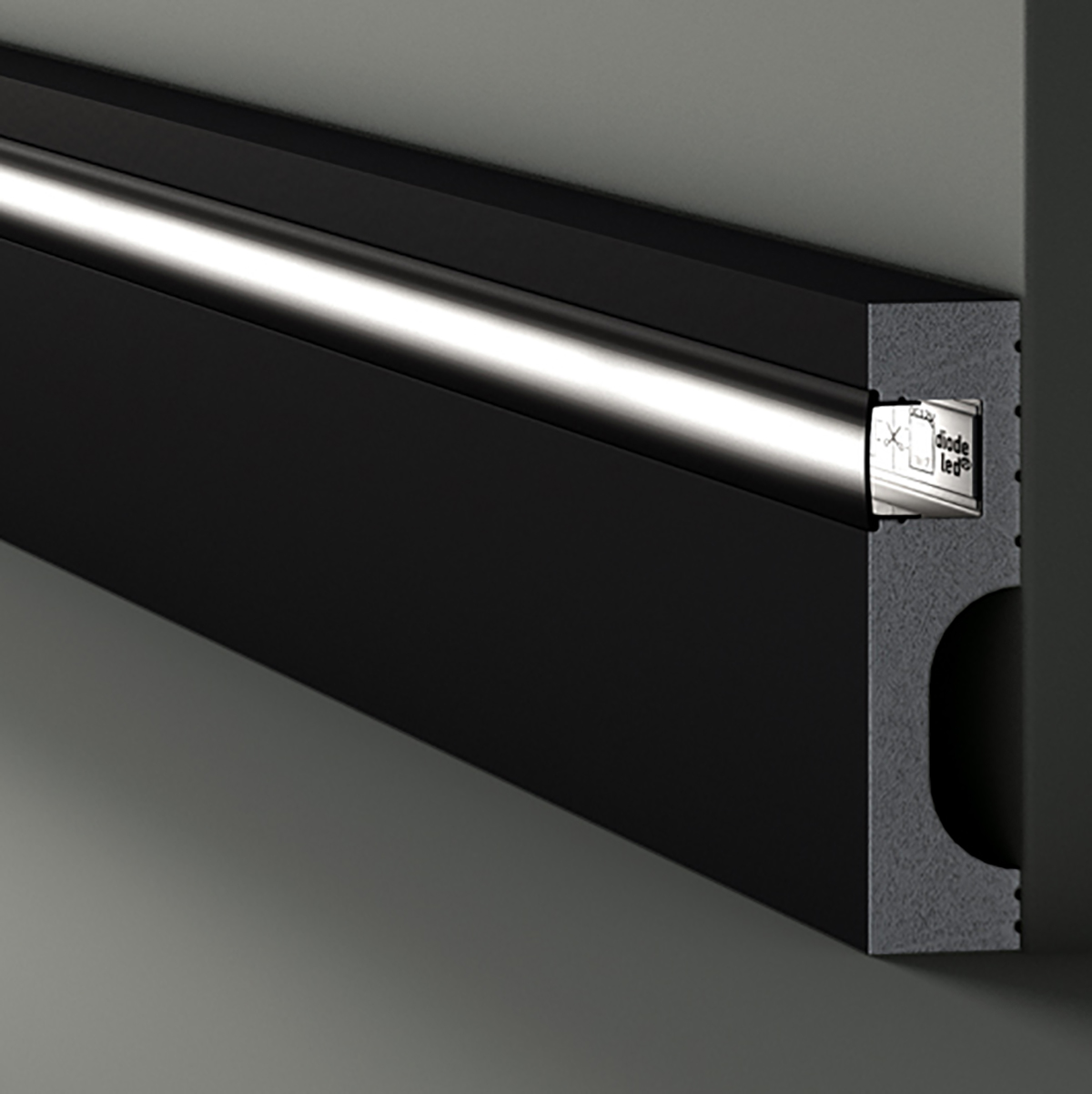 IL11 BLACK lijst 8 x 2 cm